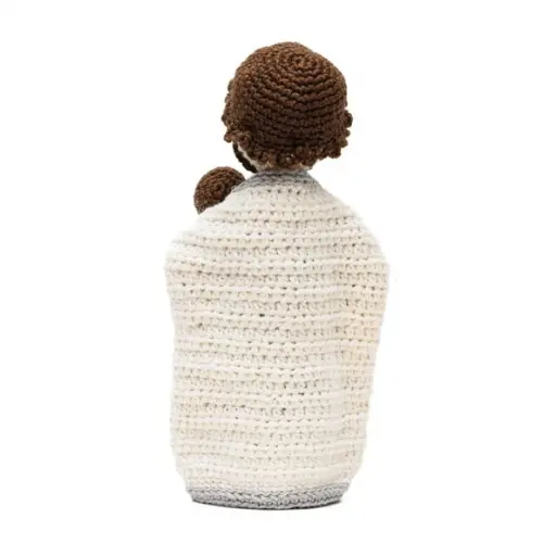 José com Menino Jesus em Amigurumi