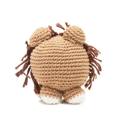 Leão Bola em Amigurumi