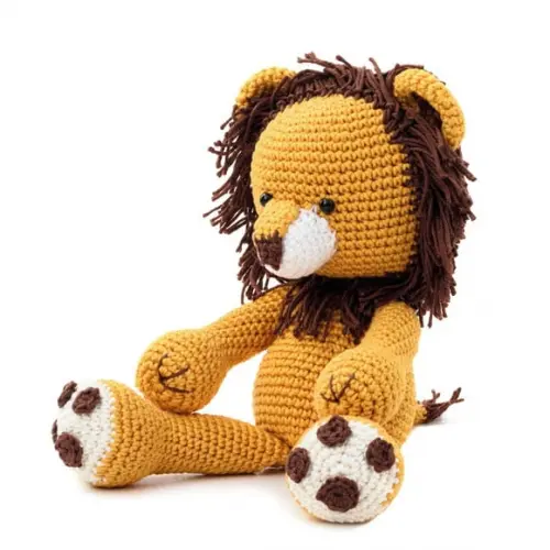 Léo, o Leão em Amigurumi