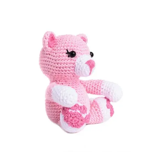 Mini Gatinha Miau em Amigurumi