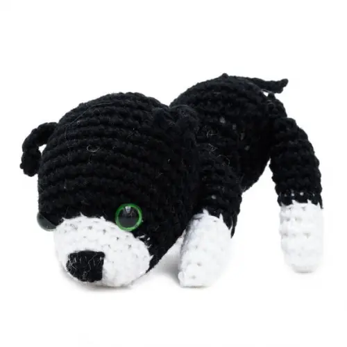 Mini Cachorro em Amigurumi