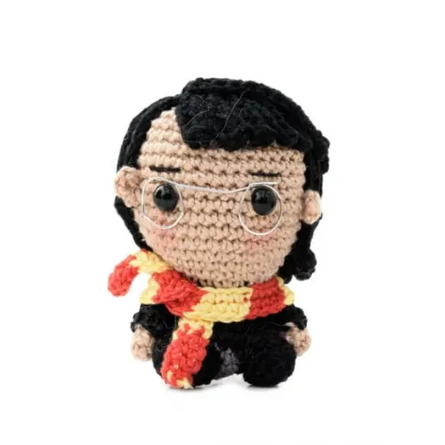 Mini Harry Potter em Amigurumi
