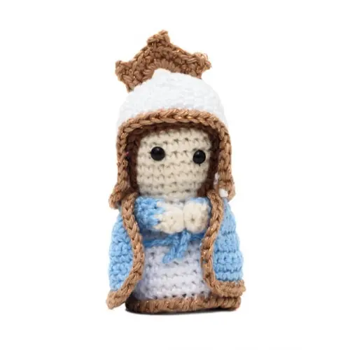 Mini Nossa Senhora da Graça em Amigurumi