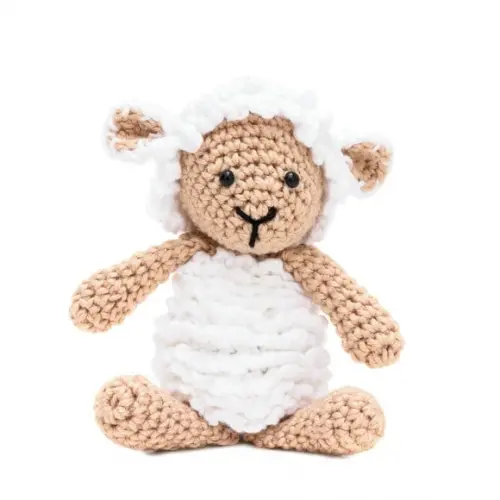 Mini Ovelha em Amigurumi