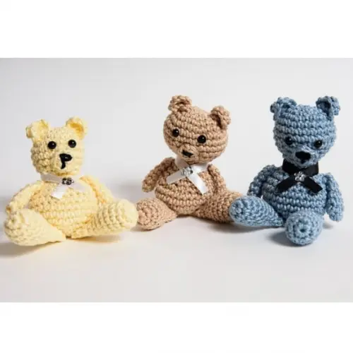 Mini Ursinhos em Amigurumi