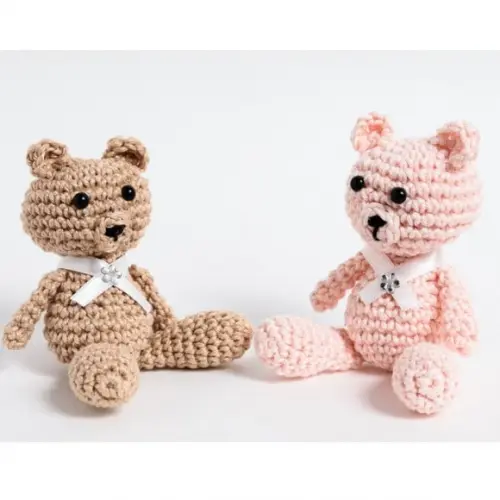 Mini Ursinhos em Amigurumi