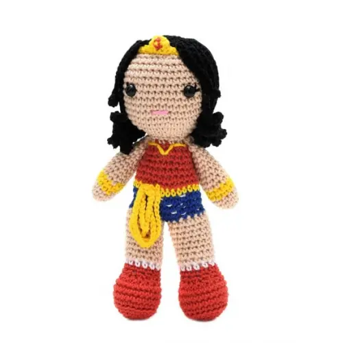 Mulher Maravilha em Amigurumi
