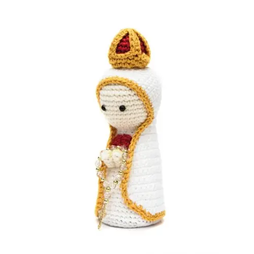 Nossa Senhora de Fátima em Amigurumi