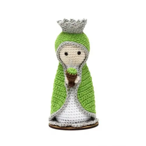 Nossa Senhora do Chimarrão em Amigurumi