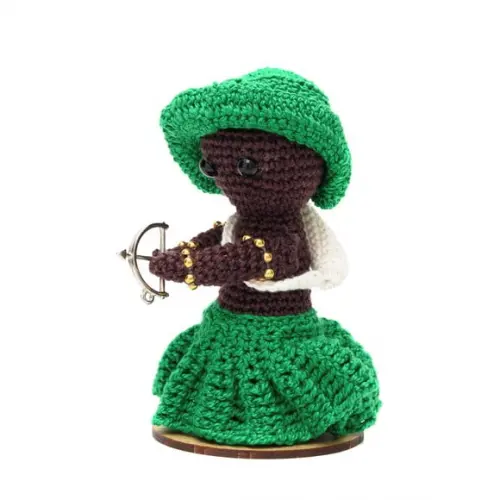 Orixá Oxóssi em Amigurumi