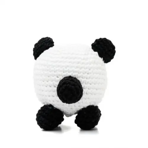 Panda Bola em Amigurumi