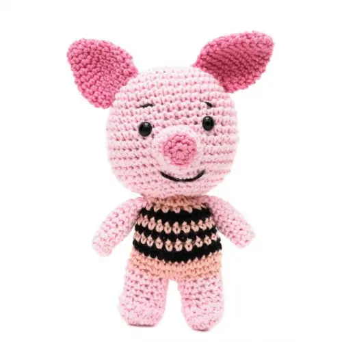 Porquinho Leitão em Amigurumi