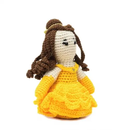 Princesa Bela em Amigurumi