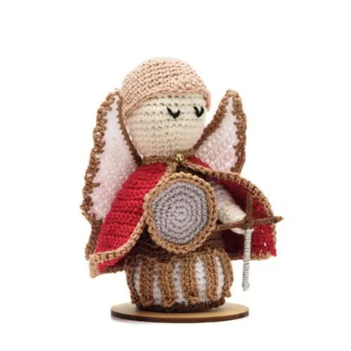 São Miguel Arcanjo em Amigurumi