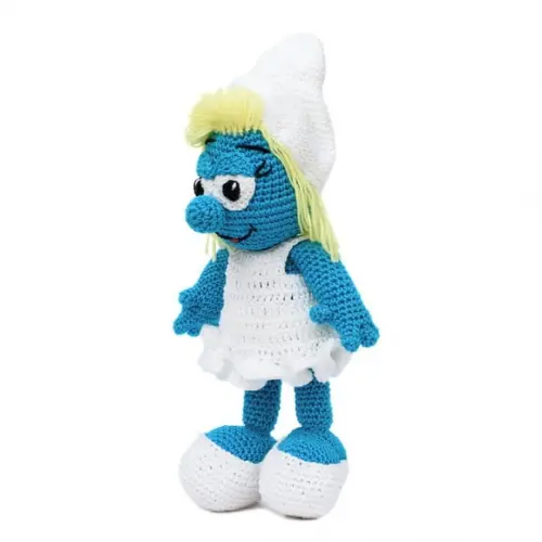 Smurfette em Amigurumi