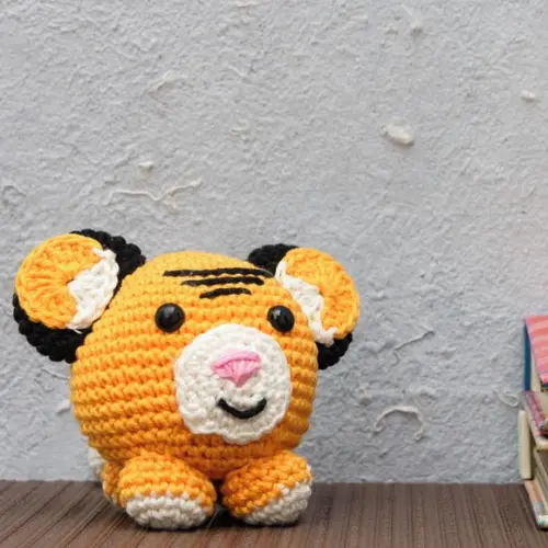 Tigre Bola em Amigurumi