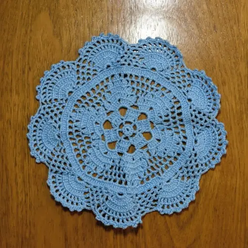 Toalhinha em Crochê Flocos