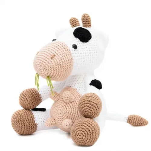 Vaca Mimosa em Amigurumi