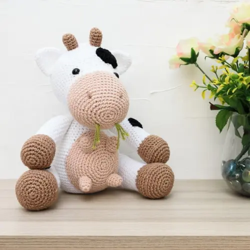 Vaca Mimosa em Amigurumi