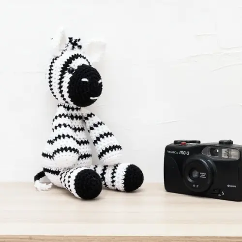Zebra em Amigurumi