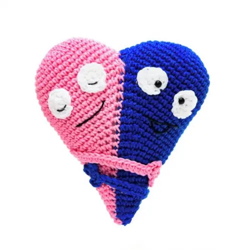 Abraço do Coração em Amigurumi