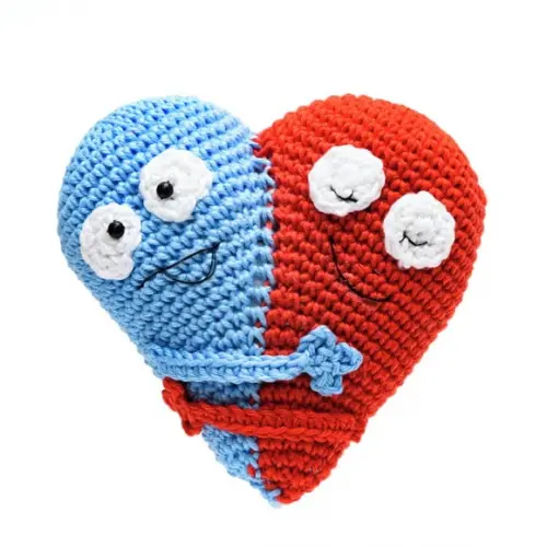 Abraço do Coração em Amigurumi