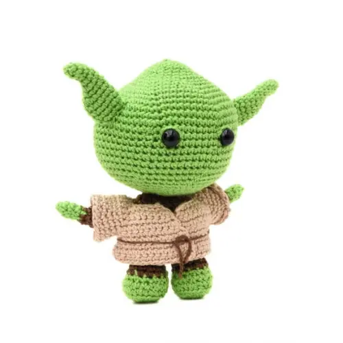 Baby Yoda em Amigurumi