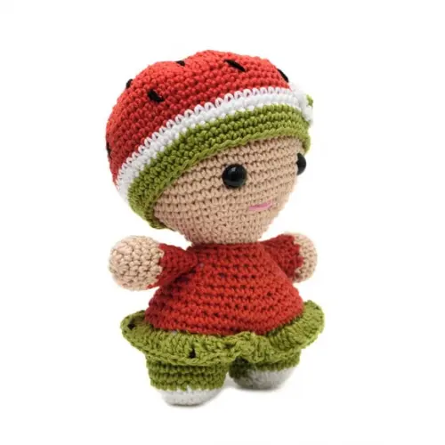 Bebê Melancia em Amigurumi