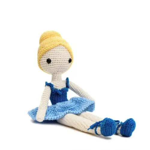 Boneca Bailarina Vitória em Amigurumi