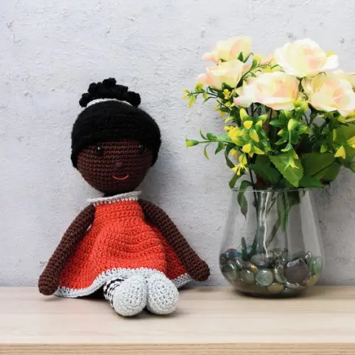 Boneca Dandara em Amigurumi