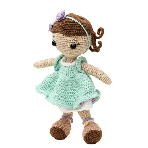 Boneca Flora em Amigurumi