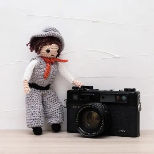 Boneco Gauchinho em Amigurumi