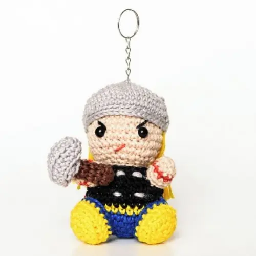 Boneco Thor em Amigurumi