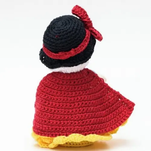 Branca de Neve em Amigurumi