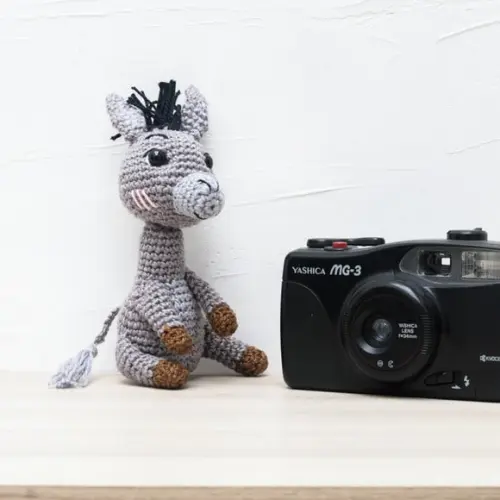 Burro do Shrek em Amigurumi