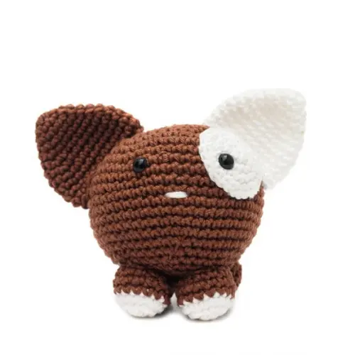Cachorro Bola em Amigurumi