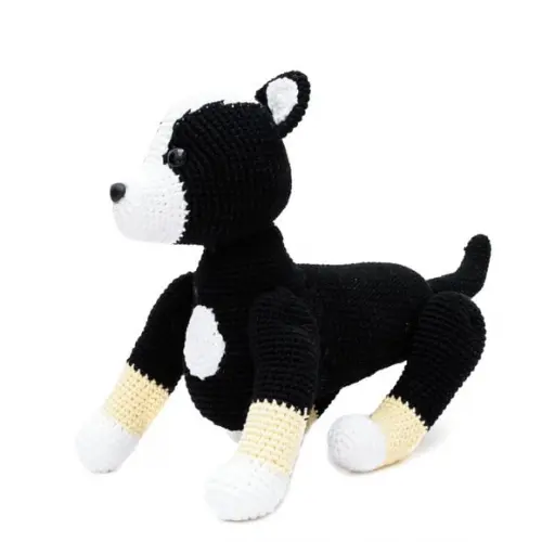 Cachorro Fofo em Amigurumi