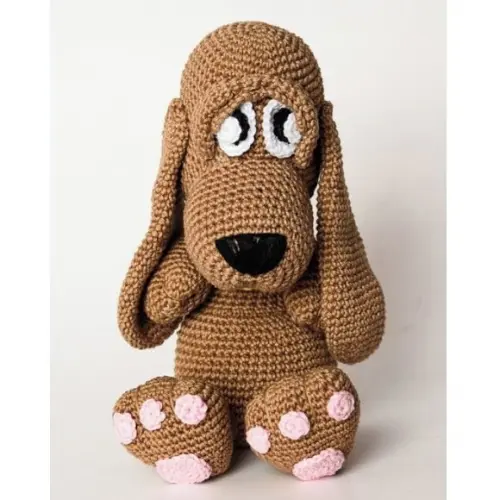 Cachorro em Amigurumi