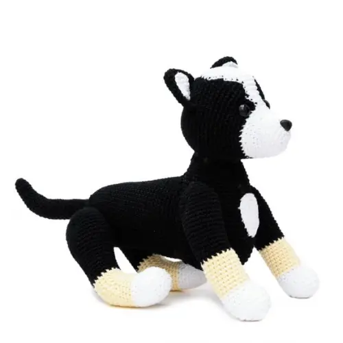 Cachorro Fofo em Amigurumi