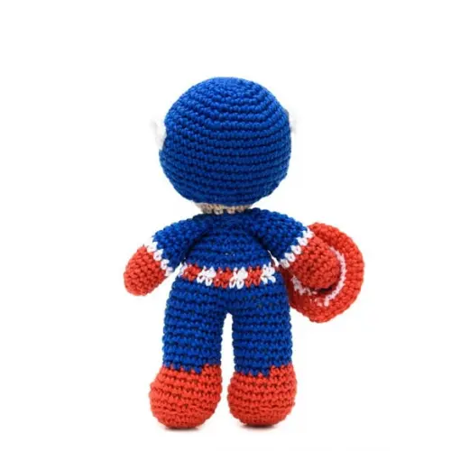 Capitão América em Amigurumi