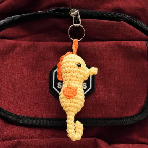 Cavalo Marinho em Amigurumi