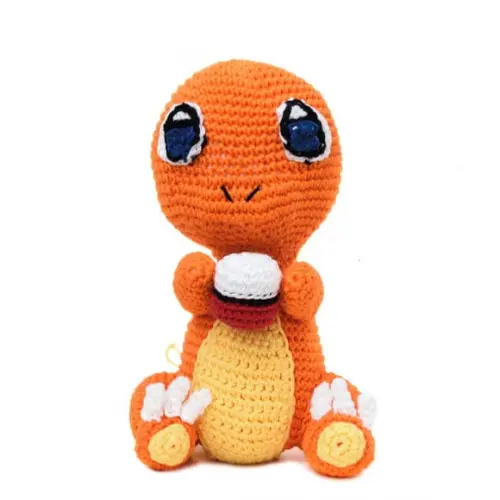 Charmander Grande em Amigurumi