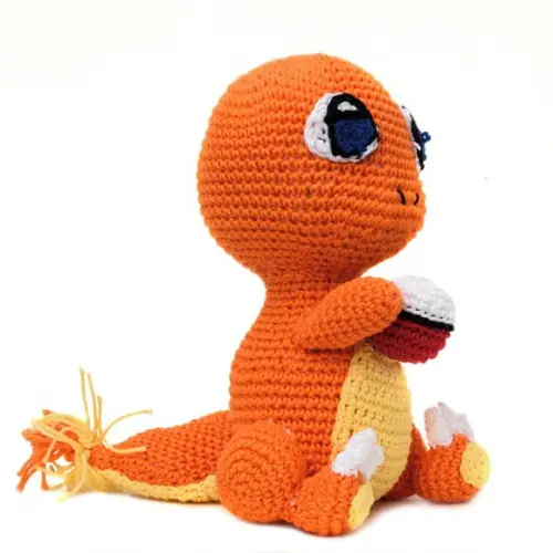Charmander Grande em Amigurumi