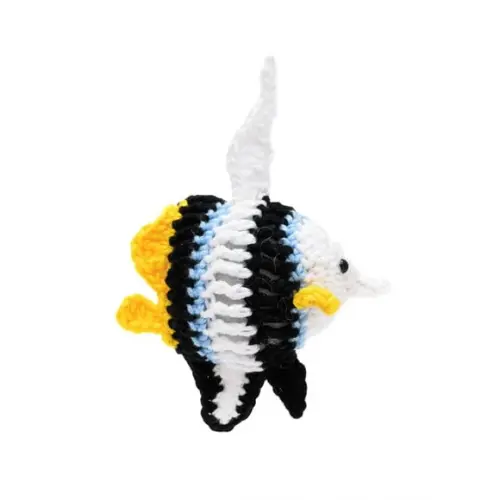 Chaveiro Acará Bandeira em Amigurumi