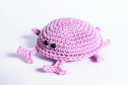 Chaveiro Caranguejo em Amigurumi