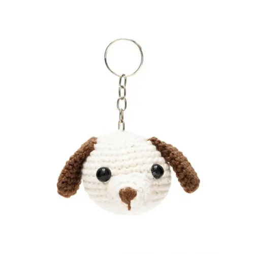 Chaveiro Cãozinho em Amigurumi