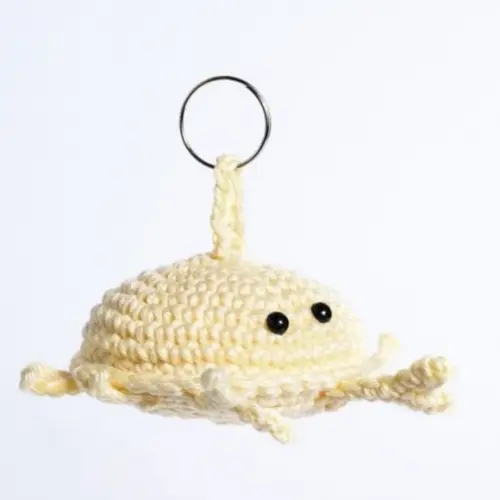 Chaveiro Caranguejo em Amigurumi
