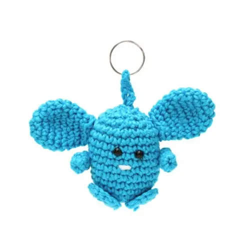 Chaveiro Coelhinho em Amigurumi