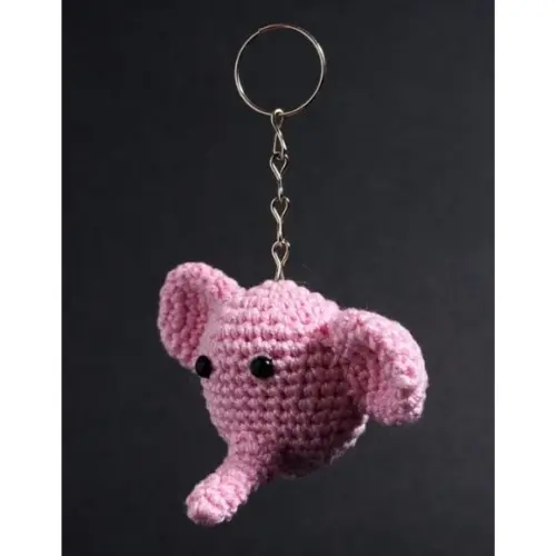 Chaveiro Elefante em Amigurumi