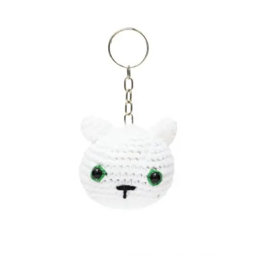 Chaveiro em Forma de Gatinhos em Amigurumi